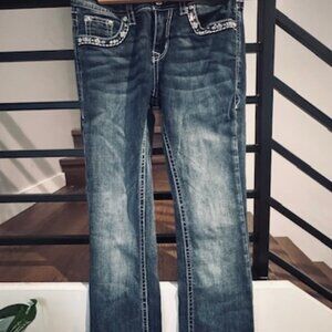 Grace Embellished Pocket Jeans